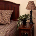 Black Tan Marshfield Jacquard Bed Cover Queen - Home Collections by Raghu