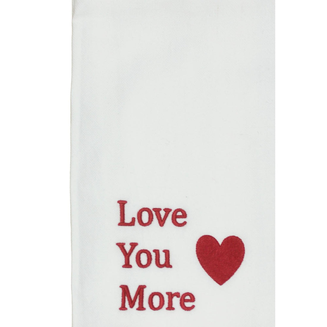 Red Love you More Towel - Home Collections by Raghu