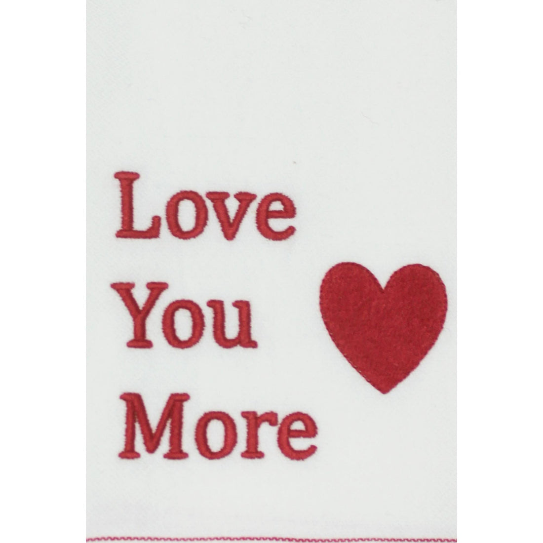 Red Love you More Towel - Home Collections by Raghu