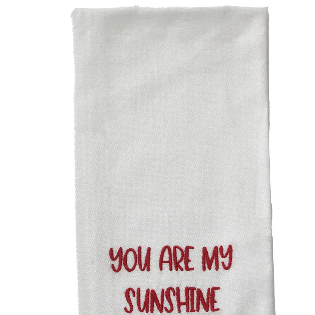 Red You are my Sunshine Towel - Home Collections by Raghu