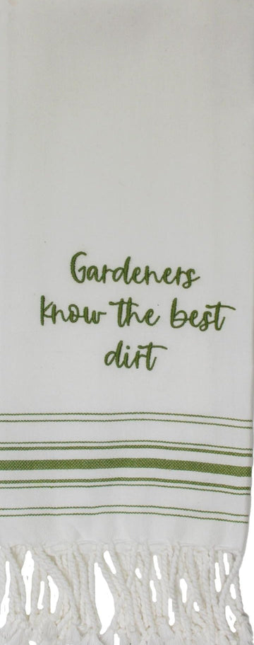 Grn Gardeners Know Best Towel - Home Collections by Raghu