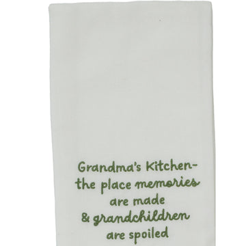 Grn Grandma's Kitchen Towel  Set of 2 ET000030