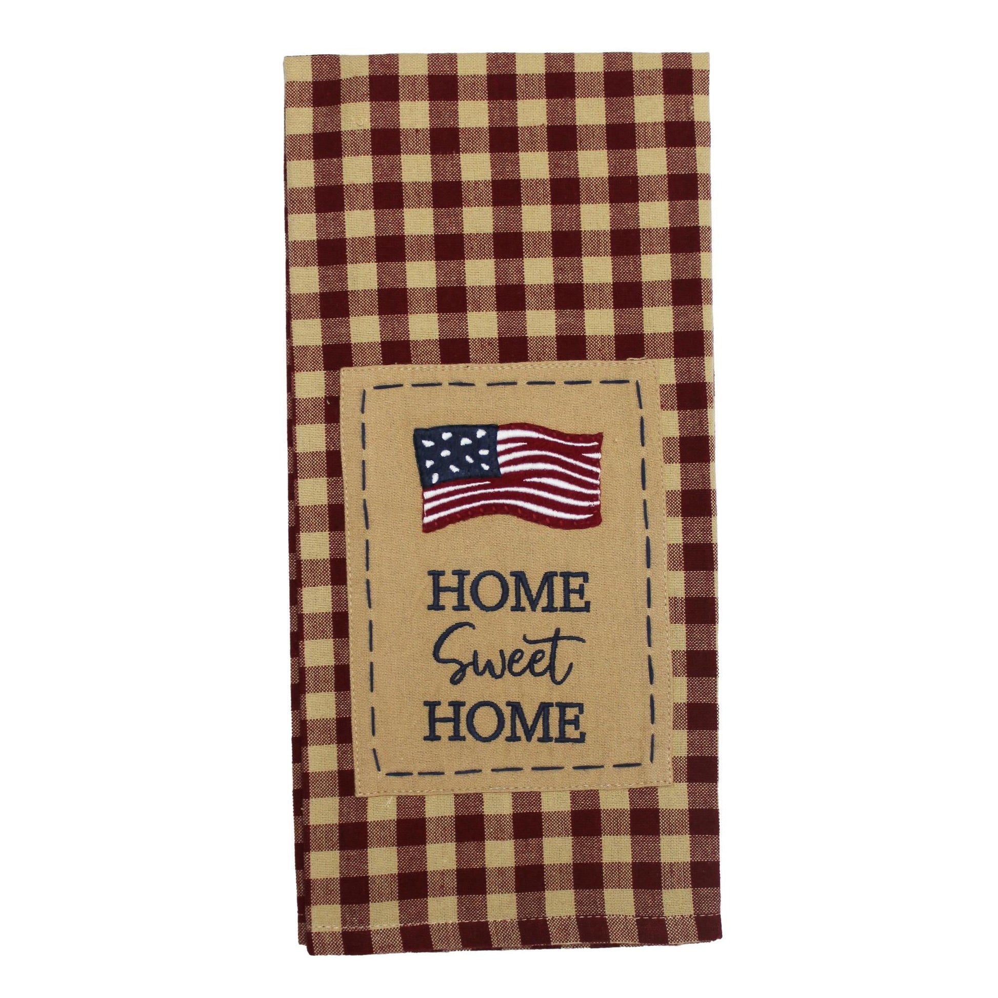 Home Sweet Home Flag Towel - Home Collections by Raghu