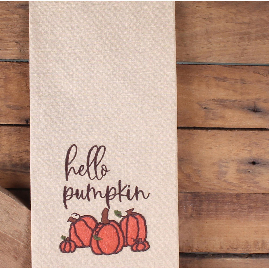 F hello pumpkin Towel - Home Collections by Raghu