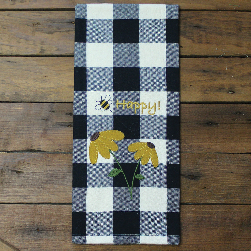 Bee Happy Towel Towel - Home Collections by Raghu