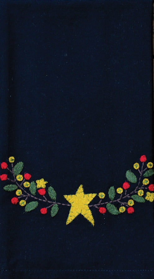 Star Berry Vine Towel - Home Collections by Raghu