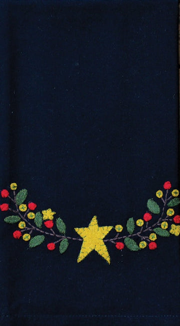 Star Berry Vine Towel - Home Collections by Raghu