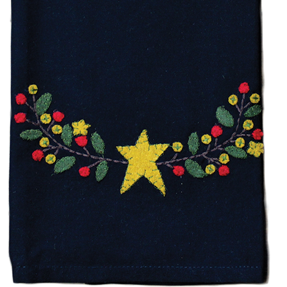 Star Berry Vine Towel - Home Collections by Raghu