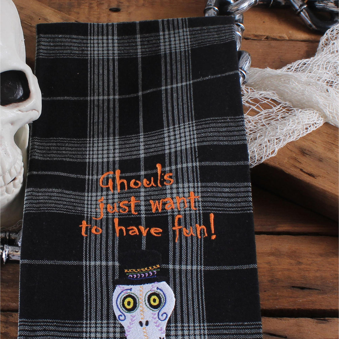 F Ghouls want fun Towel - Home Collections by Raghu