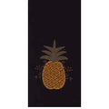 Black Pineapple Welcome Towel - Set of Two - Home Collections by Raghu