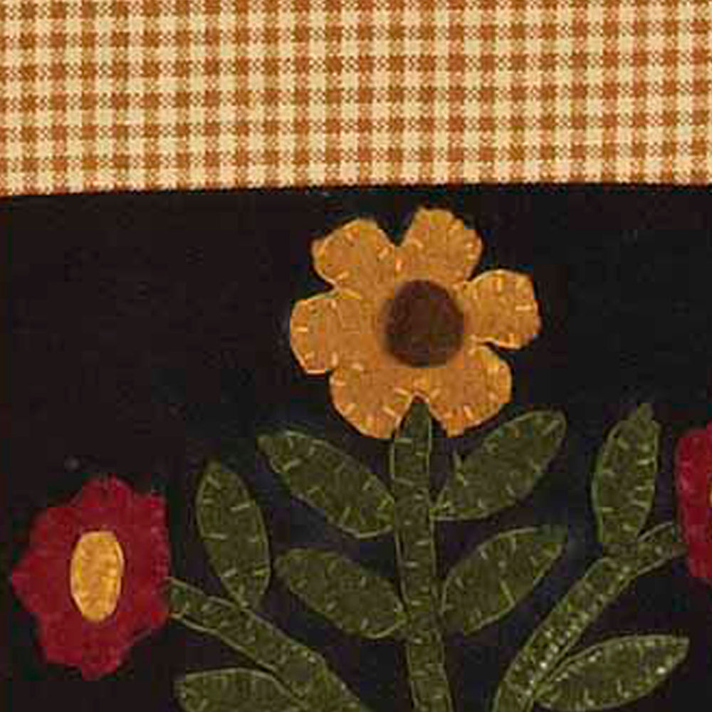 Black Mustard Blooms Towel Set Of Two - Home Collections by Raghu