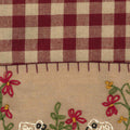 Barn Red Nutmeg 2 Sheep Towel Set Of Two - Home Collections by Raghu