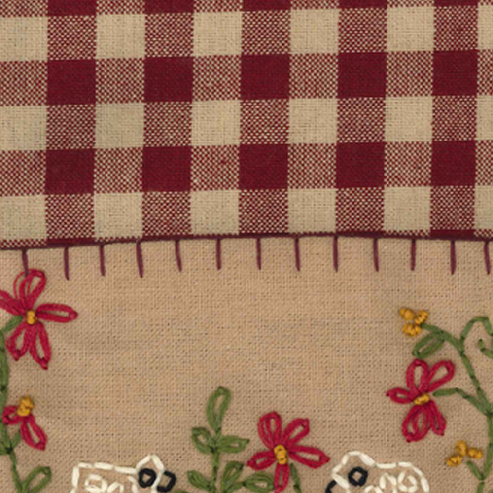 Barn Red Nutmeg 2 Sheep Towel Set Of Two - Home Collections by Raghu