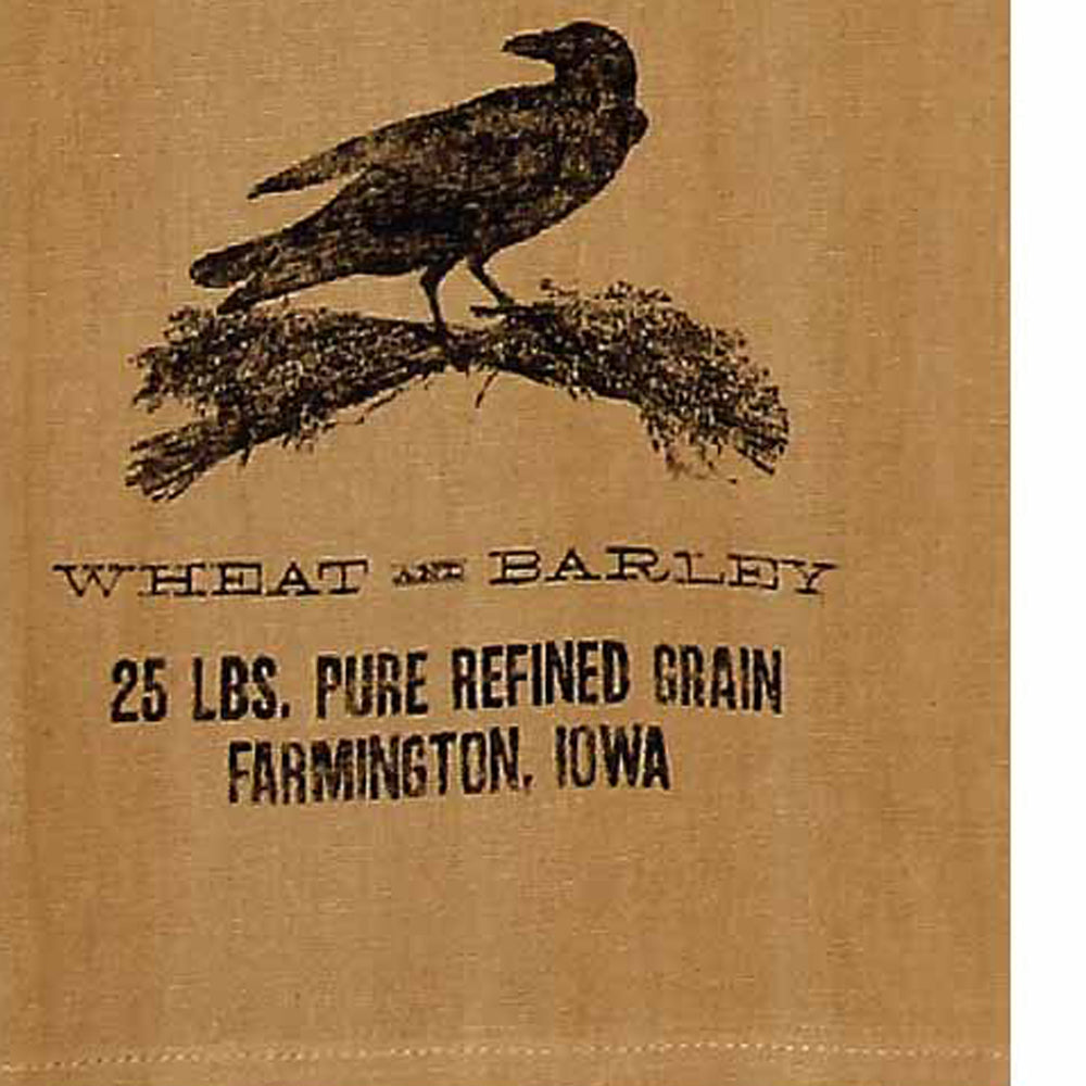 Tea Dyed Old Crow Towel - Set of Two - Home Collections by Raghu