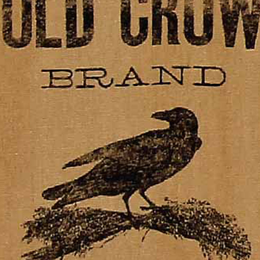 Tea Dyed Old Crow Towel Set Of Two - Home Collections by Raghu