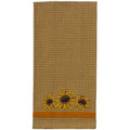 Mustard - Nutmeg Sunflowers Towel - Set of Two - Home Collections by Raghu