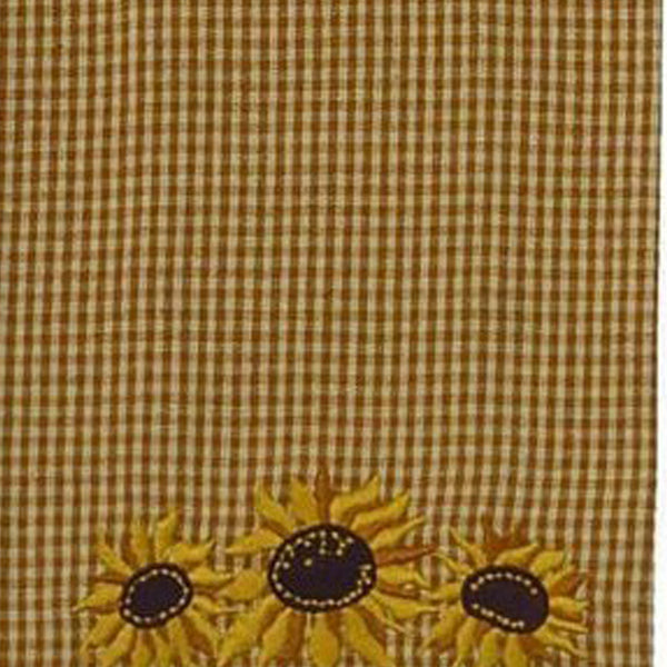 Mustard Nutmeg Sunflowers Towel Set Of Two - Home Collections by Raghu