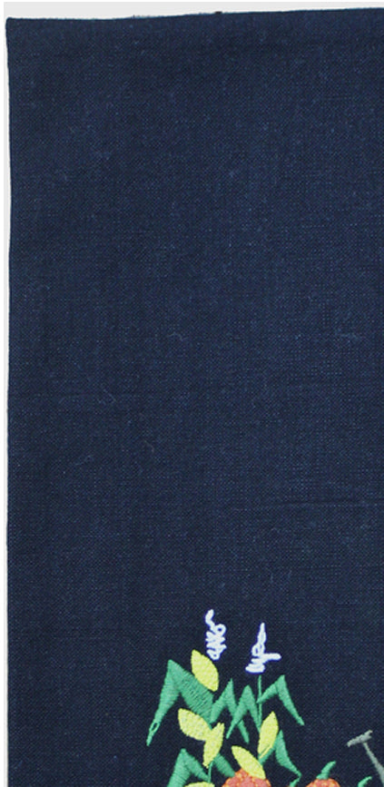 Happy Fall to All Black towel  - Home Collections by Raghu