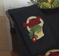 Bird in Basket Black Towel  - Home Collections by Raghu