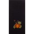 Pick A Pumpkin Towel Black - Set of Two - Home Collections by Raghu