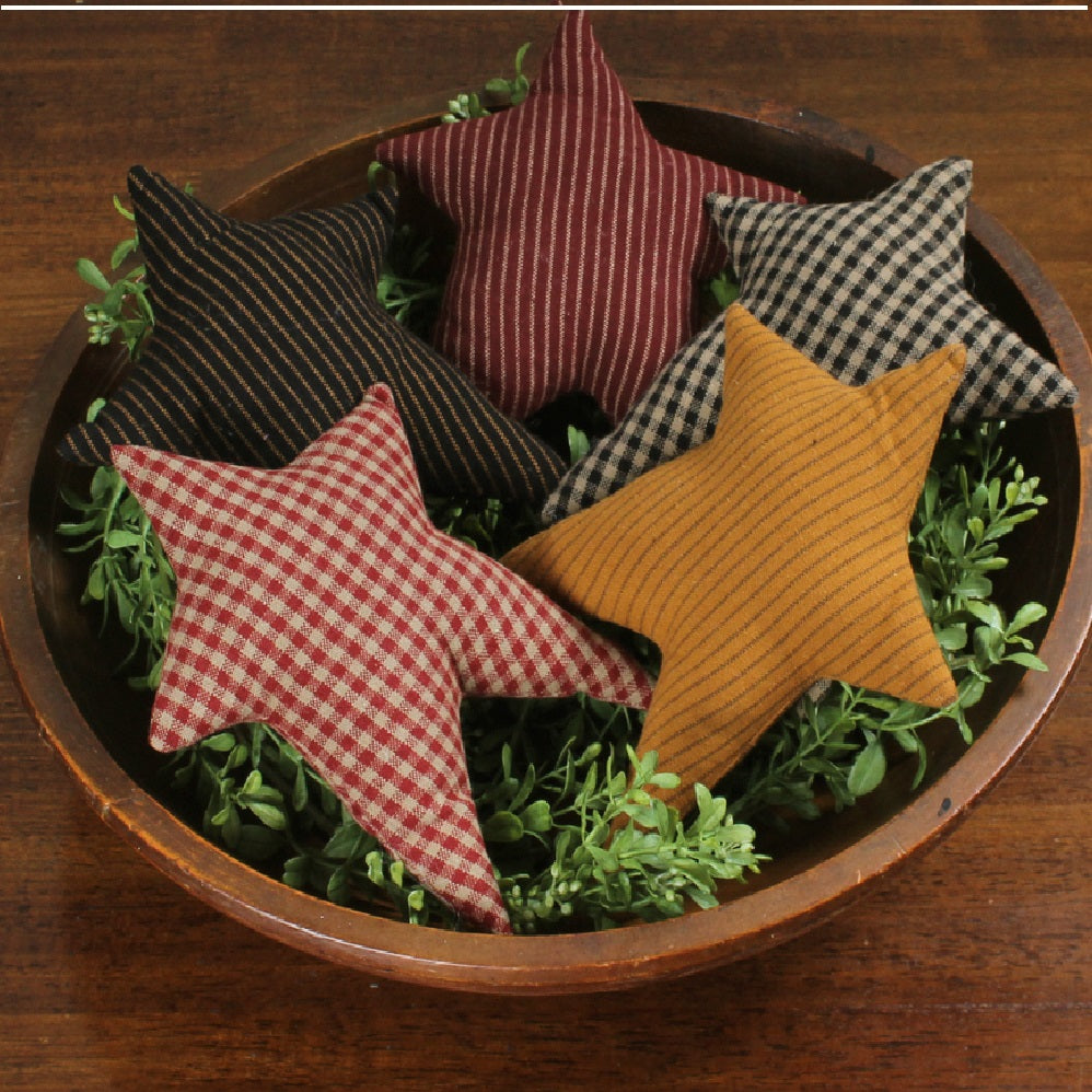 Primitive Star Set of 5  Home Accents  - Home Collections by Raghu