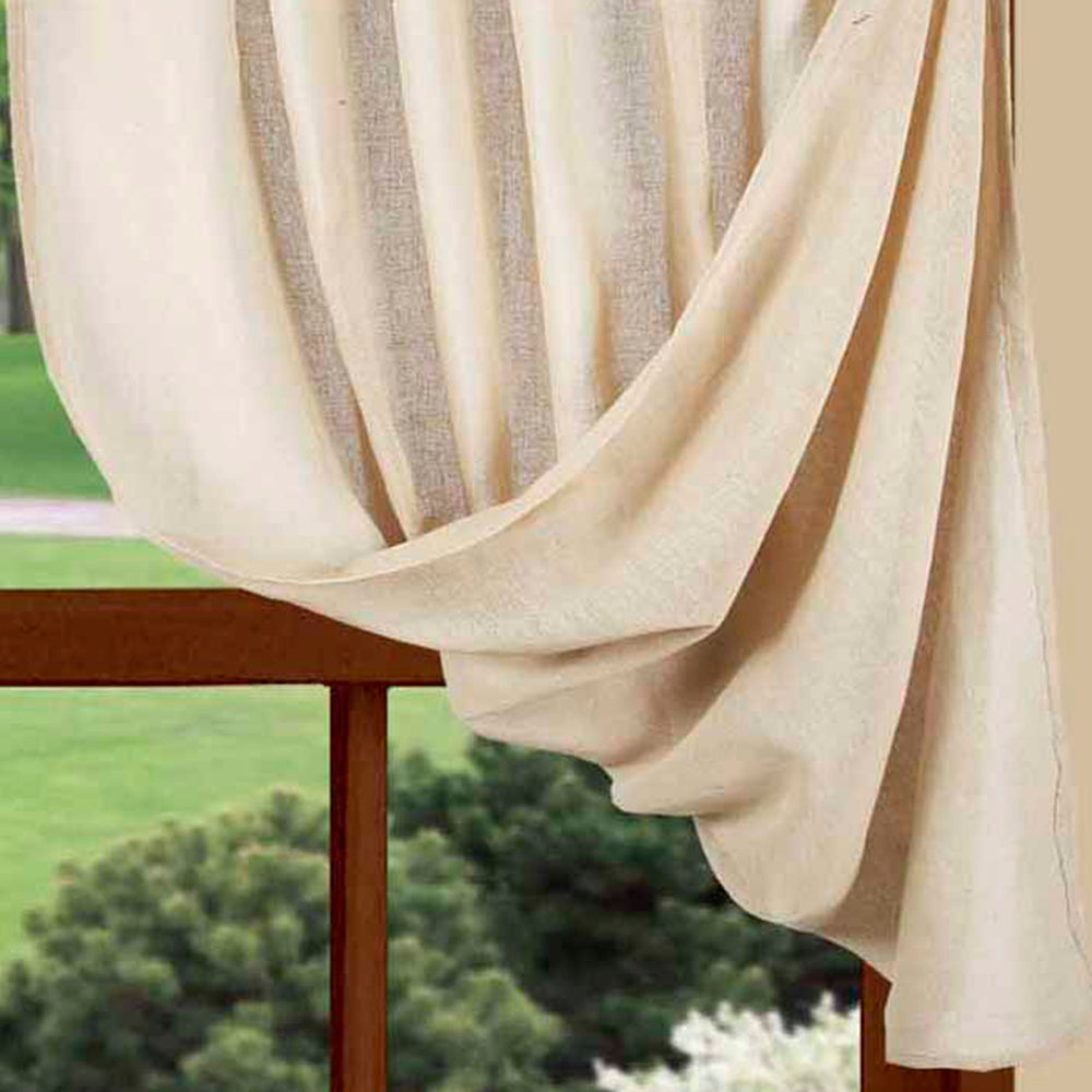 Cream Heirloom Cream 45" Panel Unlined - Home Collections by Raghu