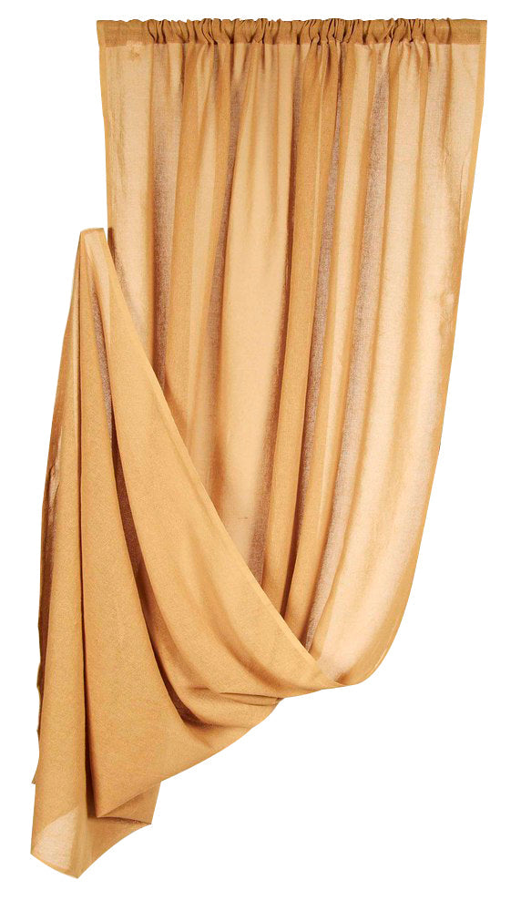 Nutmeg Heirloom Nutmeg 63" Panel Unlined - Home Collections by Raghu