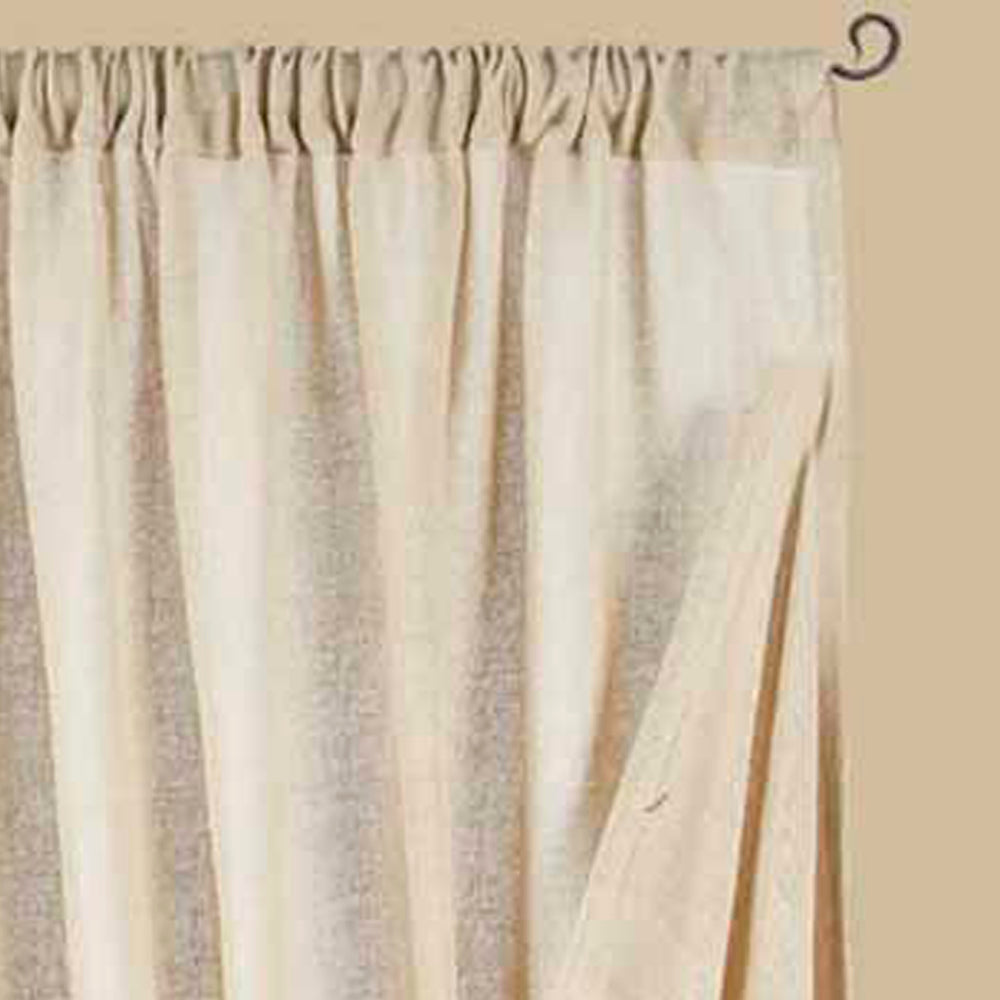 Cream Heirloom 86" Panel - Home Collections by Raghu