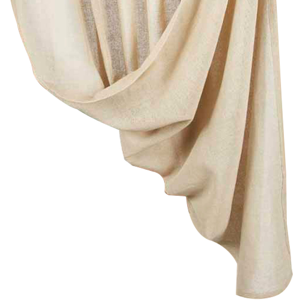 Cream Heirloom 86" Panel Unlined - Home Collections by Raghu