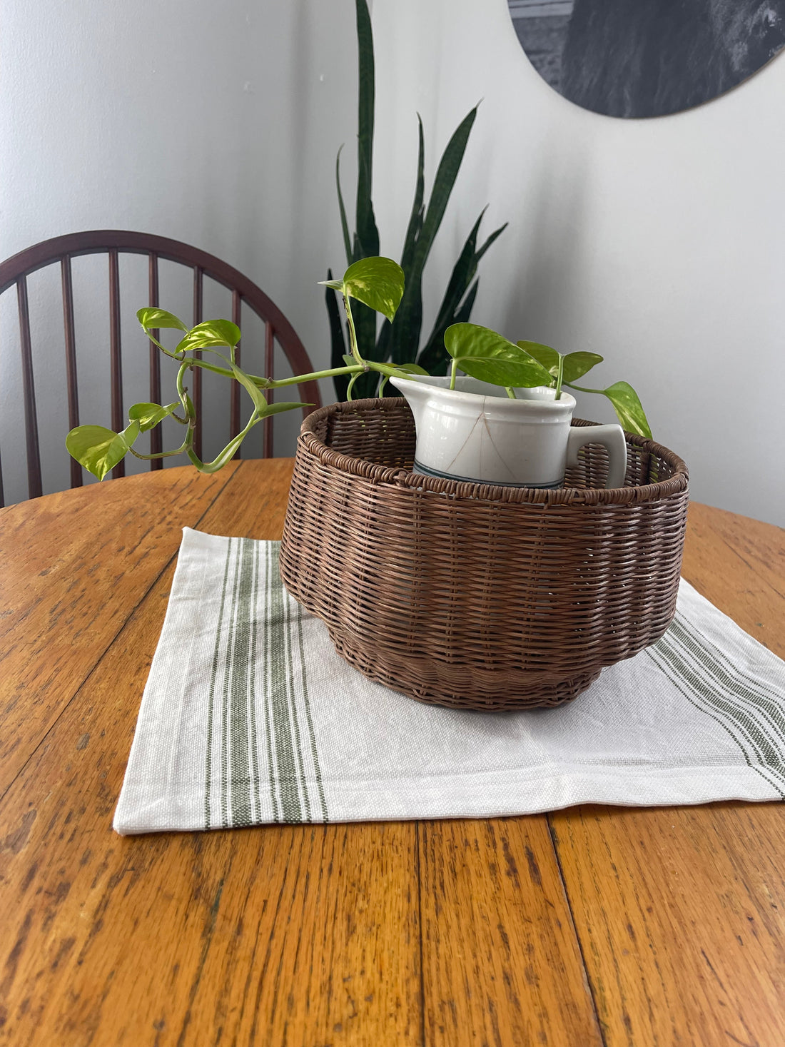 Grain Sack Sage Sage Placemat  - Home Collections by Raghu