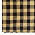 Black Nutmeg Heritage House Check Black Towel Set Of Six - Home Collections by Raghu