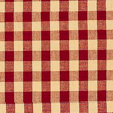 Barn Red Nutmeg Heritage House Check Barn Red Towel Set Of Six - Home Collections by Raghu