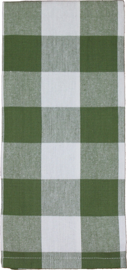 Buffalo Check Sage Sage Towel  - Home Collections by Raghu