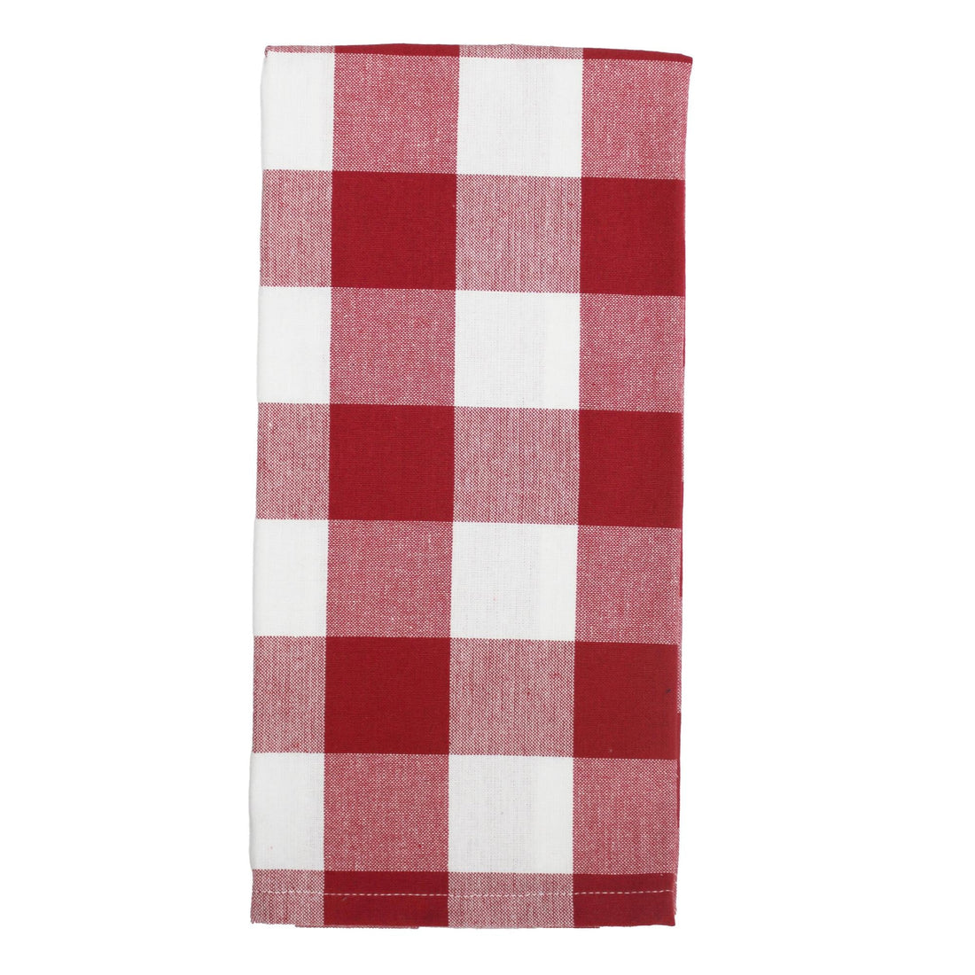 Buffalo Check Crimson Red Kitchen Towel - Home Collections by Raghu