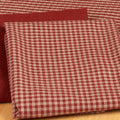 Barn Red Oat Newbury Gingham Towel Set Of Six - Home Collections by Raghu