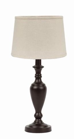 Black Stonecreek Accent Lamp - Home Collections by Raghu