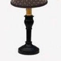 Black Wellington Spindle Accent Lamp - Home Collections by Raghu