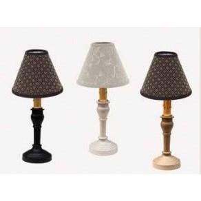 Nutmeg Wellington Spindle Accent Lamp - Home Collections by Raghu