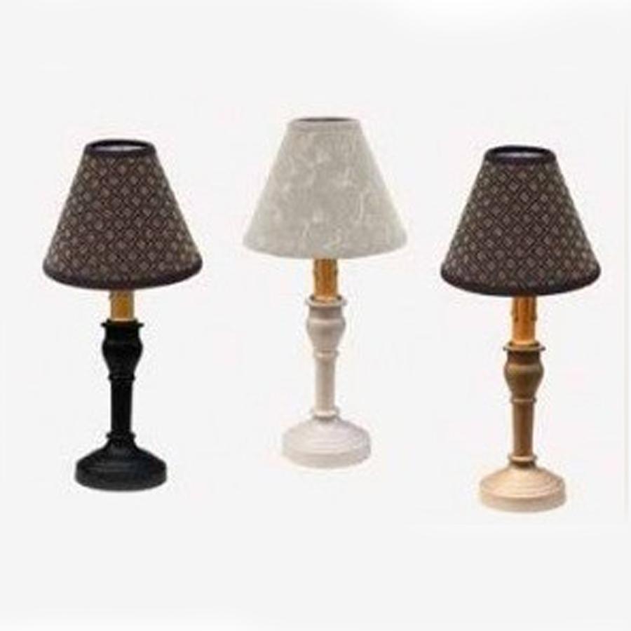 Buttermilk Wellington Spindle Accent Lamp - Home Collections by Raghu