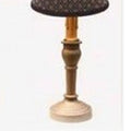 Buttermilk Wellington Spindle Accent Lamp - Home Collections by Raghu