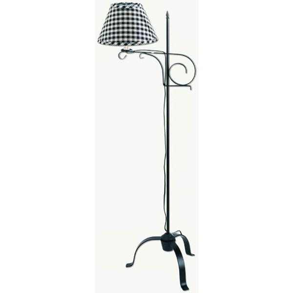 Black Floor Lamp w/ Adjustable Arm - Home Collections by Raghu