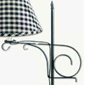 Black Floor Lamp W/ Adjustable Arm - Home Collections by Raghu