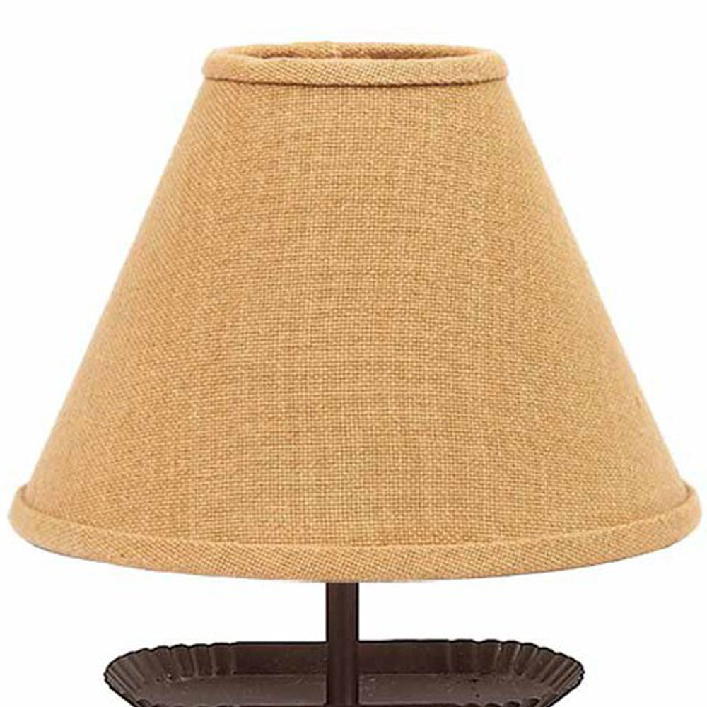 Black Stars Punched Tin Accent Lamp - Home Collections by Raghu