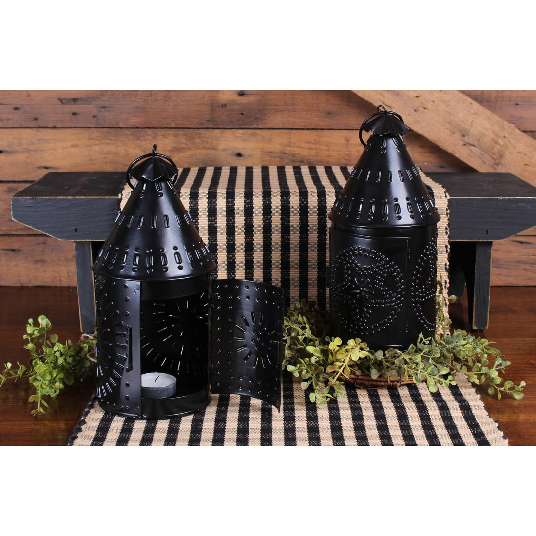 Punched Star Lantern 9 Inx4 In - Home Collections by Raghu