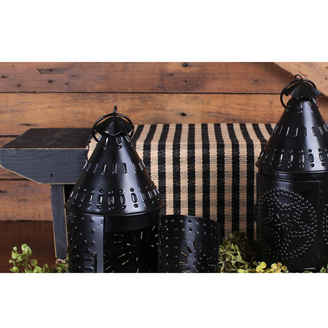 Punched Star Lantern 9 Inx4 In - Home Collections by Raghu