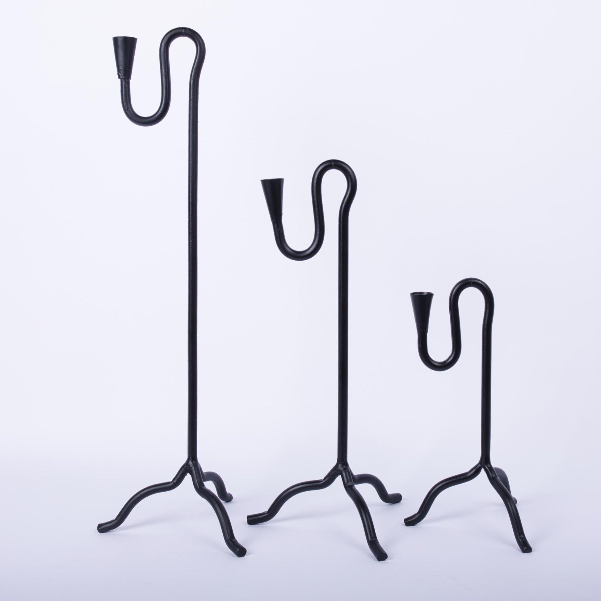 Taper Candle Holders Set of 3 - 12 In,18 In,24 In - Home Collections by Raghu