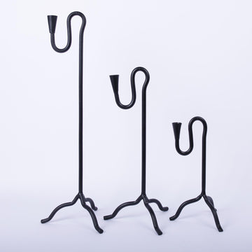 Taper Candle Holders Set of 3 - 12 In,18 In,24 In - Home Collections by Raghu