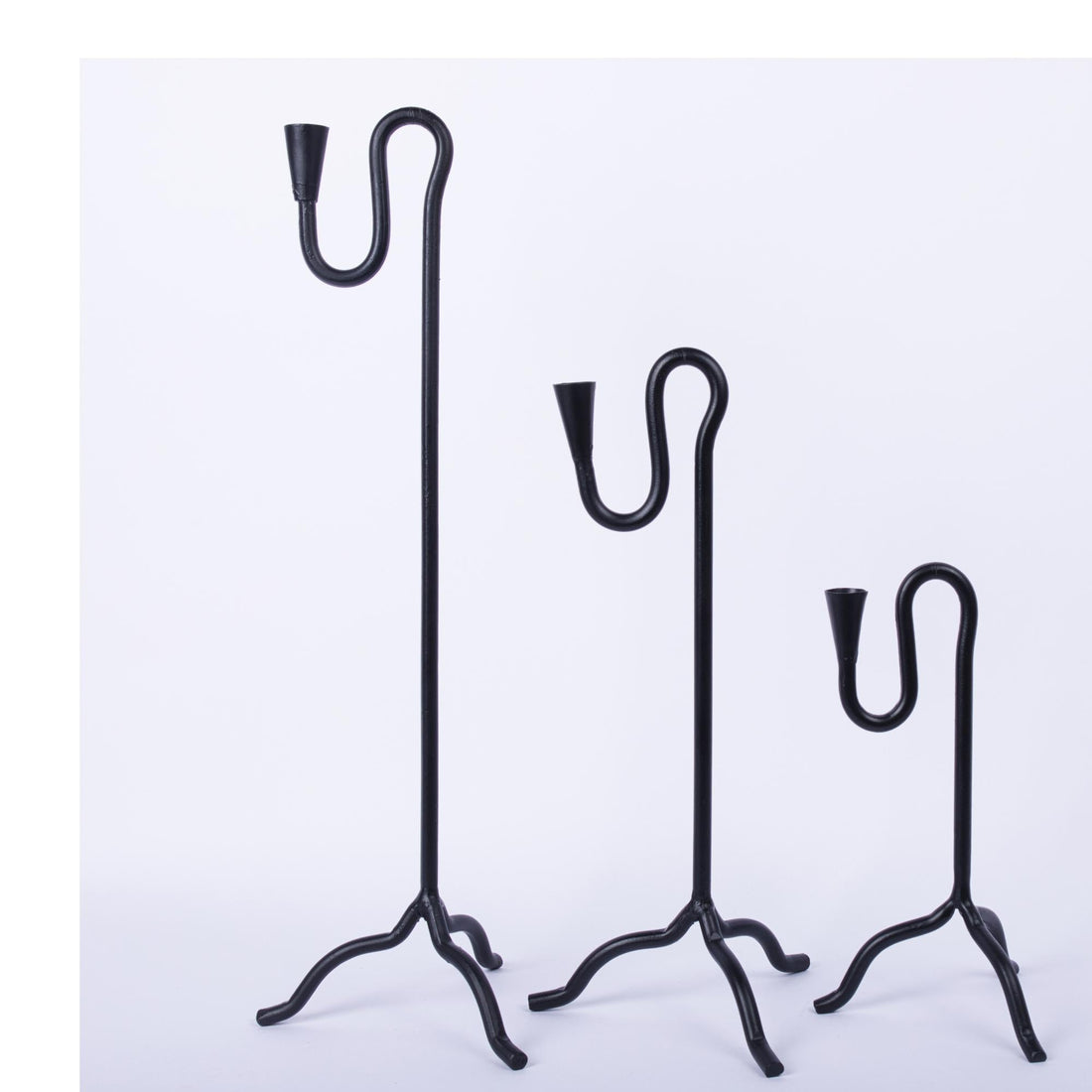 Taper Candle Holders Set of 3 - 12 In,18 In,24 In - Home Collections by Raghu