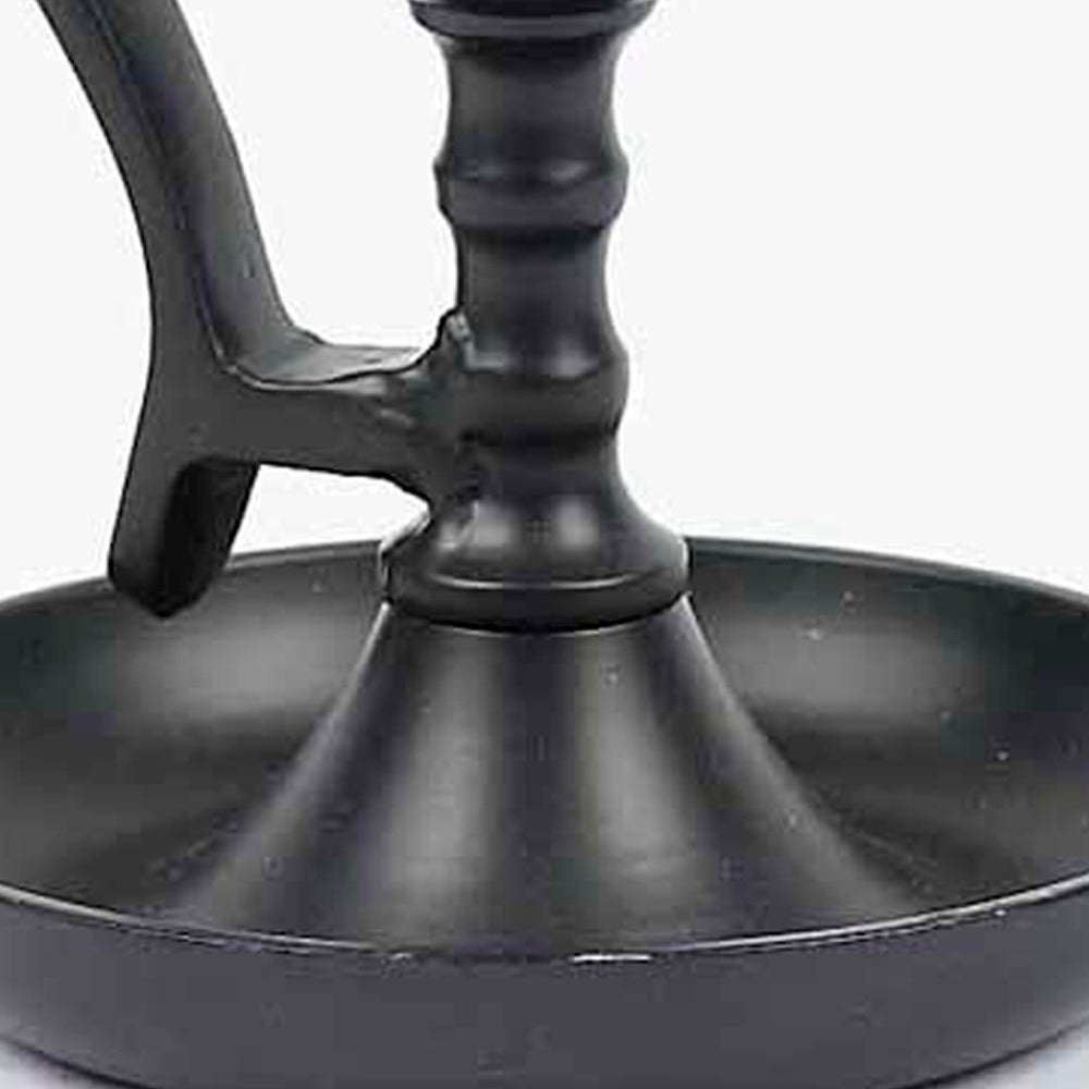 Black Williamsburg Candle Holder Metal - Home Collections by Raghu
