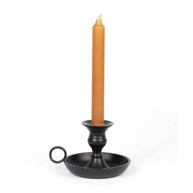 Black Benton Candle Holder Metal - Home Collections by Raghu